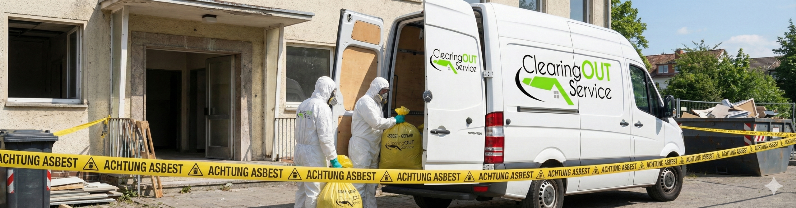 Asbestsanierung in Ludwigsburg durch COS Clearing Out Service